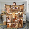 JoyCorners TX Longhorn In Farm All Printed 3D Blanket