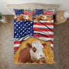 Joycorners Simmental Cattle Quilt Bedding set