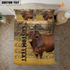 Joycorners Personalized Name Beefmaster Cattle On The Farm 3D Bedding Set