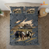 Joycorners Belted Galloway On The Farm Customized Name Bedding Set