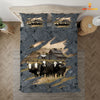 Joycorners Black Baldy On The Farm Customized Name Bedding Set