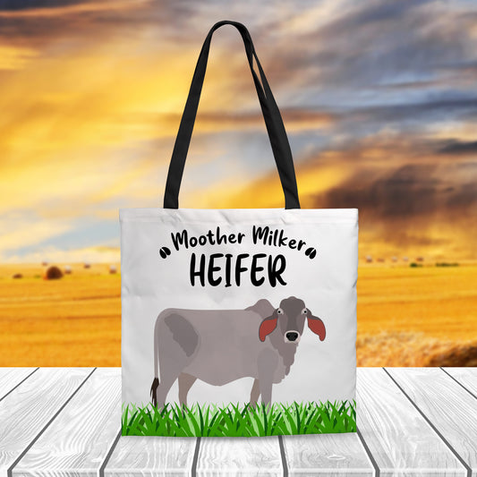 Joycorners Brahman Cattle All Over Printed 3D Tote Bag