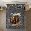 Joycorners Horse On The Farm Customized Name Bedding Set