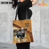 Joycorners Holstein Pattern Customized Name 3D Tote Bag