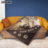 Joycorners Personalized Hereford Live Like Someone Left The Gate Open Blanket