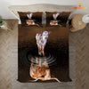 JoyCorners Texas Longhorn Mother And Child 3D Bedding Set