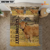 Joycorners Personalized Name Limousin Cattle On The Farm 3D Bedding Set