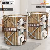 Joycorners Brahman Barn Custom Name Laundry Basket