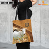 Joycorners Charolais Pattern Customized Name 3D Tote Bag