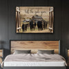 Joycorners Black Angus Cattle Live like Someone left the gate open Canvas