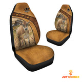Joycorners Jersey Pattern Customized Name 3D Car Seat Cover Set (2PCS)