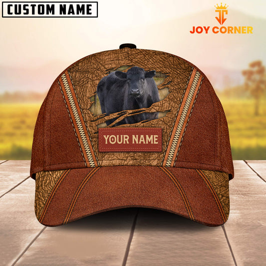 Joycorners Happy Black Angus Customized Name Cap
