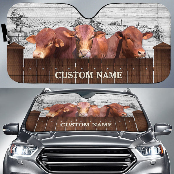 Joycorners Beefmaster Farming Custom Name 3D Sun Shade