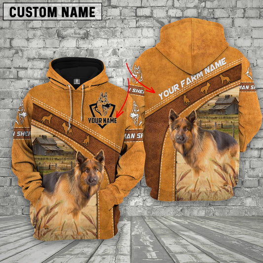 Joycorners German Shepherd Custom Name Printed 3D Hoodie