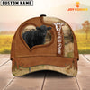 Joycorners Black Angus Custom Name Heart Cap