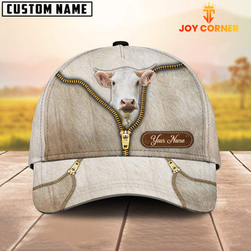 Joycorners Charolais Hair Color Customized Name Cap