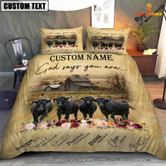 Joycorners Dexter God Says You Are Custom Name Bedding Set