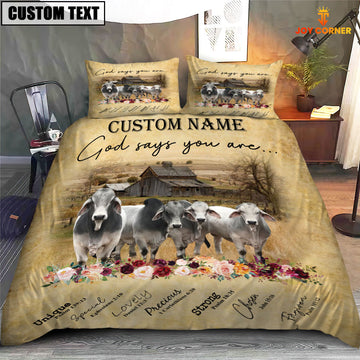 Joycorners Brahman God Says You Are Custom Name Bedding Set