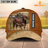 Joycorners Beefmaster Customized Name Brown Cap