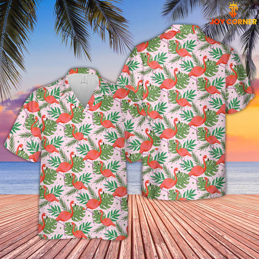 Joycorners Flamingo Pattern D14 Hawaiian Shirt