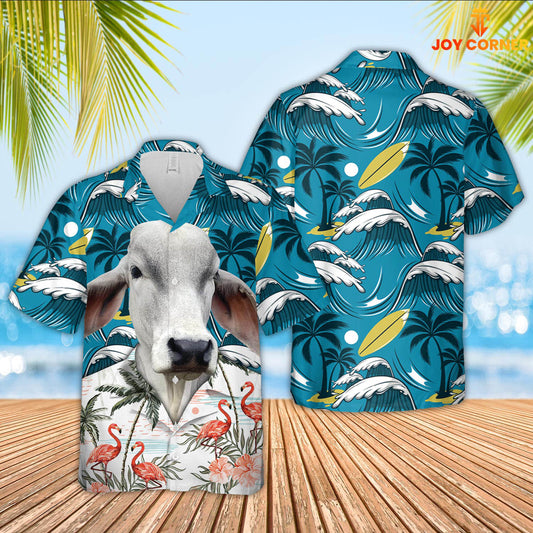 Joycorners Brahman Funny Hawaiian Shirt