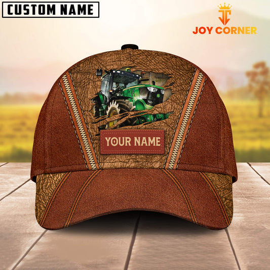 Joycorners Happy Tractor Customized Name Cap