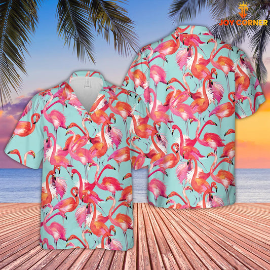 Joycorners Flamingo Pattern D13 Hawaiian Shirt