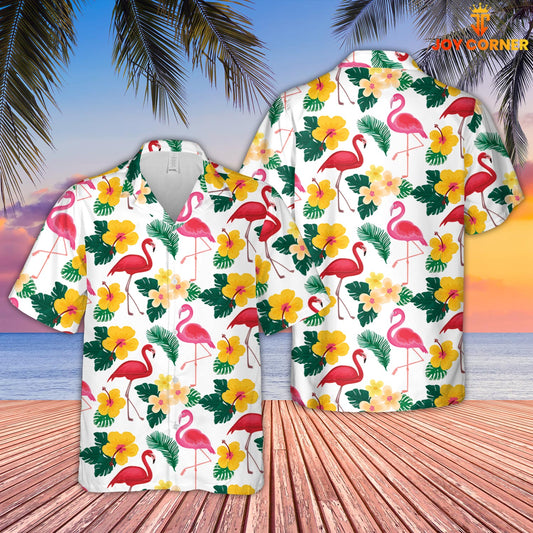 Joycorners Flamingo Pattern D07 Hawaiian Shirt