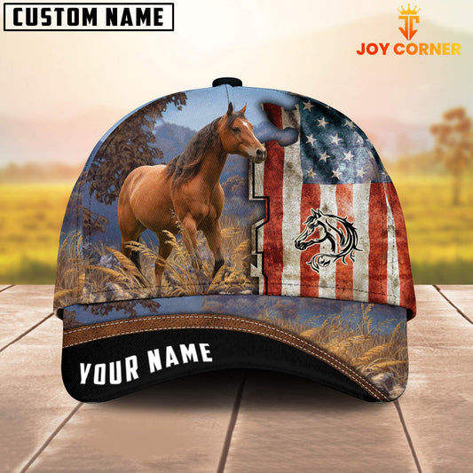 Joycorners Custom Name  Horse Anerican Cattle Cap TT8