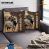 Joycorners Brahman Custom Name Leather Pattern Pillow Case