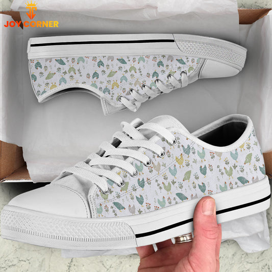 Joycorners Chicken Pattern Low Top Shoes