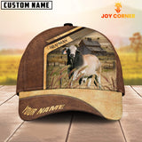 Joycorners Brahman Cattle Customized Name Brown Farm Cap