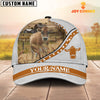Joycorners Jersey White Pattern Customized Name 3D Cap