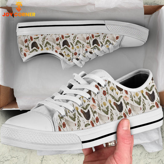 Joycorners Garden Chicken Pattern Shoes