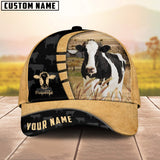 Joycorners Custom Name Holstein Cattle 3D Cap
