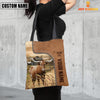 Joycorners TX Longhorn Custom Name 3D Tote Bag