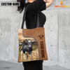 Joycorners Holstein Custom Name 3D Tote Bag