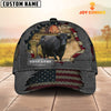 Joycorners Dexter Customized Name US Flag Net Cap