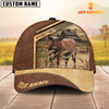 Joycorners Shorthorn Cattle Customized Name Brown Farm Cap