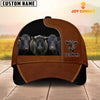 Joycorners Dexter Black Brown Farm Customized Name Cap