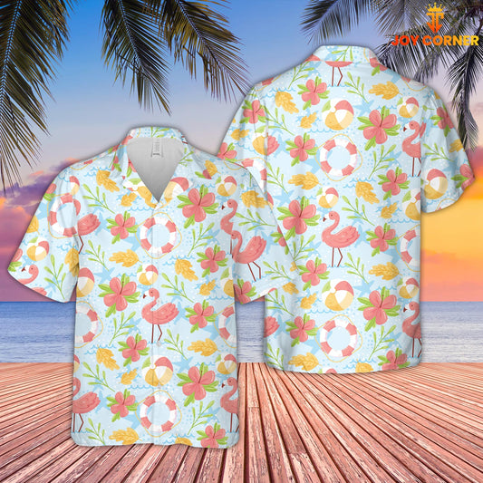 Joycorners Flamingo Pattern D12 Hawaiian Shirt