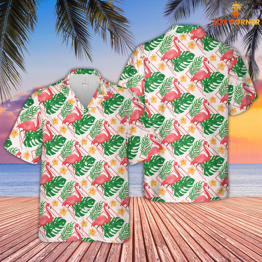 Joycorners Flamingo Pattern D02 Hawaiian Shirt