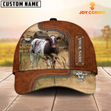 Joycorners Custom Name Shorthorn Cattle Cap On The Meadow