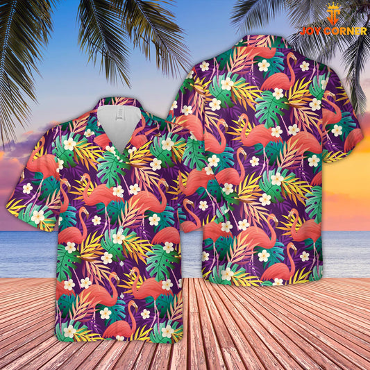 Joycorners Flamingo Pattern D10 Hawaiian Shirt