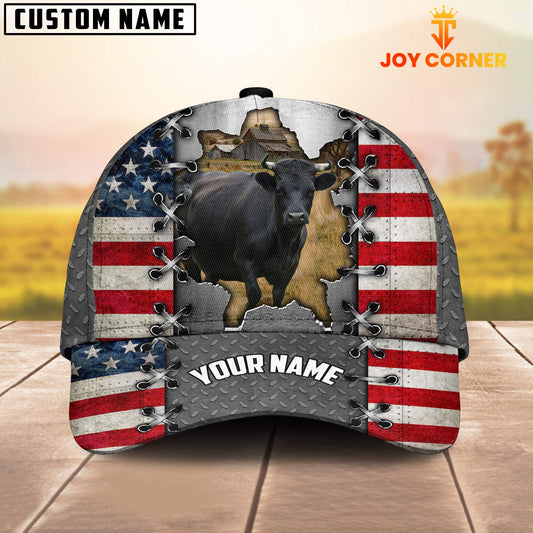 Joycorners Dexter Customized Name US Flag Cap