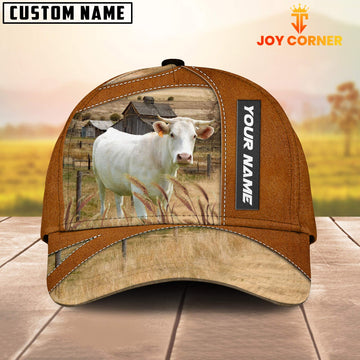 Joycorners Charolais Customized Name Brown Cap