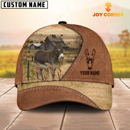 Joycorners Donkey Customized Name Brown Cap