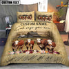 Joycorners Hereford God Says You Are Custom Name Bedding Set