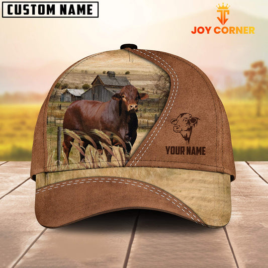 Joycorners Beefmaster Customized Name Brown Cap