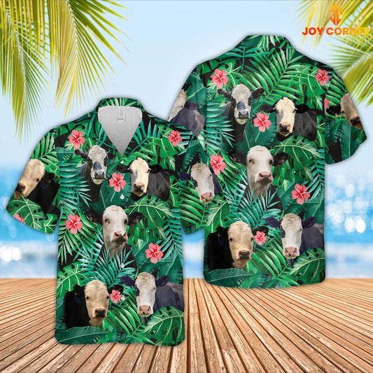 Joy Corners Black Baldy 3D Hawaiian Shirt